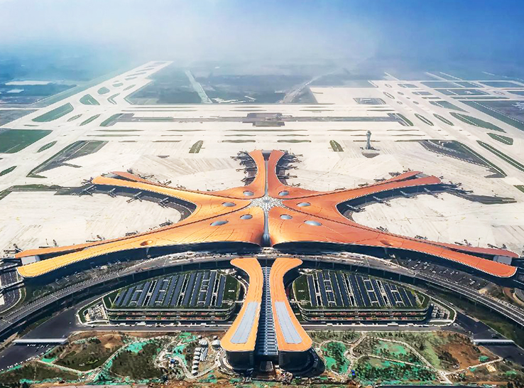 2016 Beijing Daxing Aerfort Idirnáisiúnta Céim I Tógáil Píblíne Soláthair Uisce